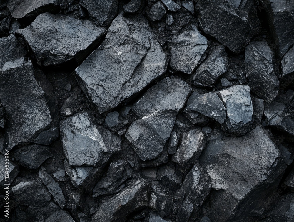 Dark stone texture background, rugged rocks, outdoor, mining Dark stone texture background, rugged rocks, outdoor, mining