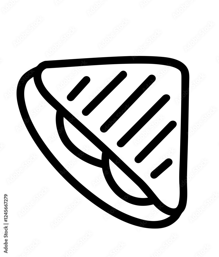 hand drawn sandwich Illustration. hand drawn sandwich Illustration.