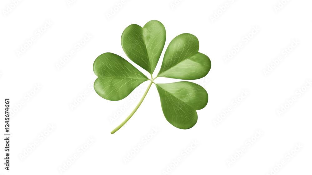 Four leaf clover isolated on transparent or white background Four leaf clover isolated on transparent or white background