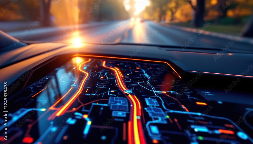 Futuristic Car Navigation System: A Glimpse into the Future of Driving