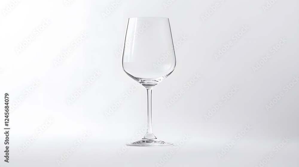12. A delicate glass of water on a white background 12. A delicate glass of water on a white background