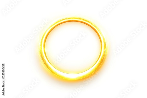 Wallpaper Mural Radiant Yellow Halo Ring: Spiritual, Celestial, UI Icon, Digital Art, Modern Design Element, Bright, Glowing, Circular, Abstract, Shine, Light, Energy, Symbol, Web Design, App Icon, Interface, User    Torontodigital.ca