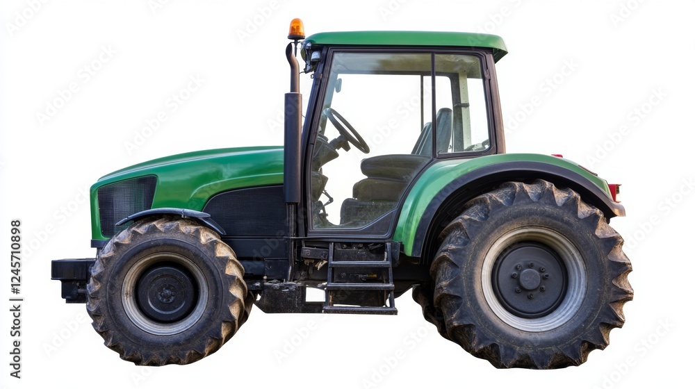 Green Tractor - Powerful Farm Machine Green Tractor - Powerful Farm Machine