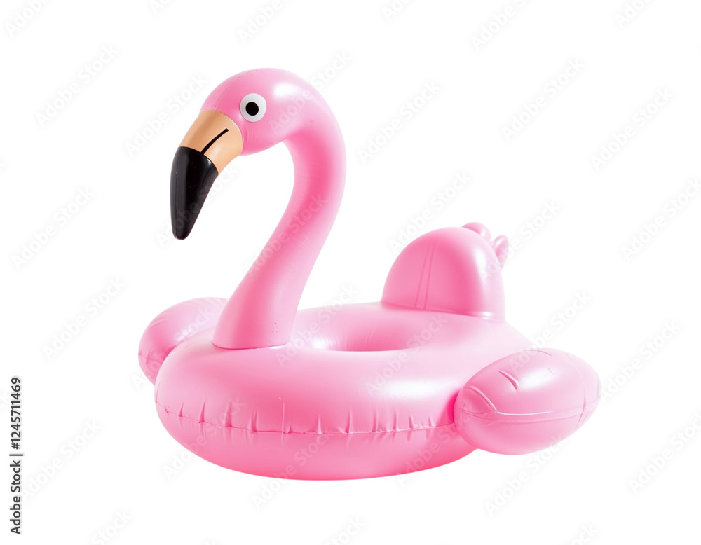 pink swan isolated on white pink swan isolated on white