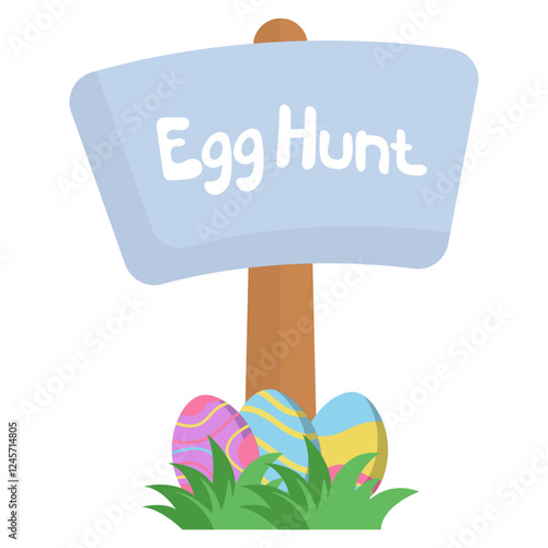 Easter Egg Hunt Sign