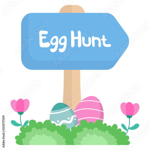 Easter Egg Hunt Sign