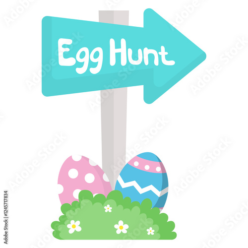 Easter Egg Hunt Sign