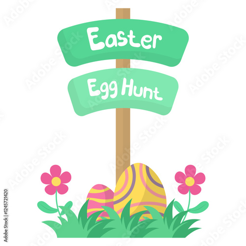 Easter Egg Hunt Sign