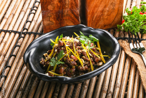 Georgian cuisine lobio with beans photo