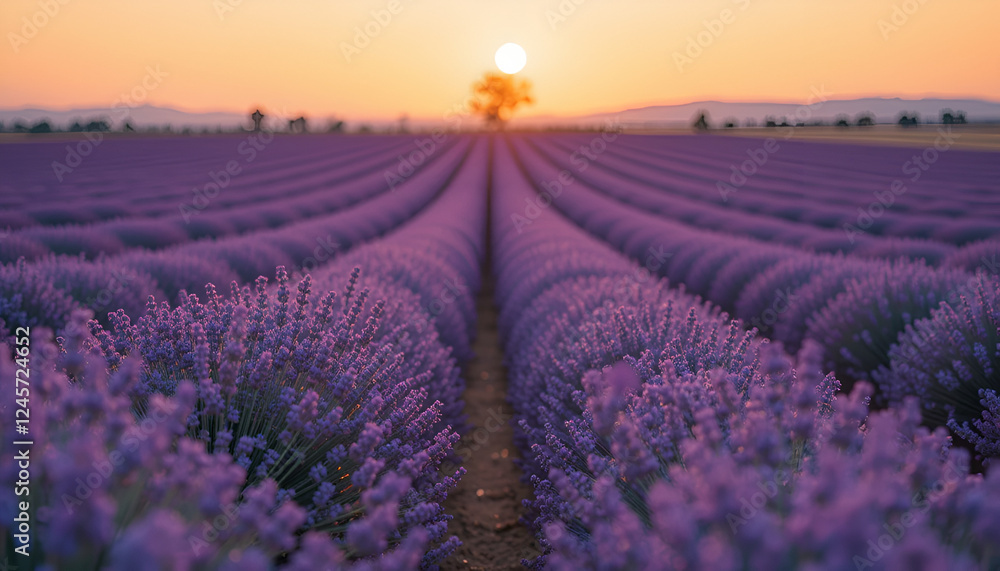 Fototapeta premium lavender field in provence france