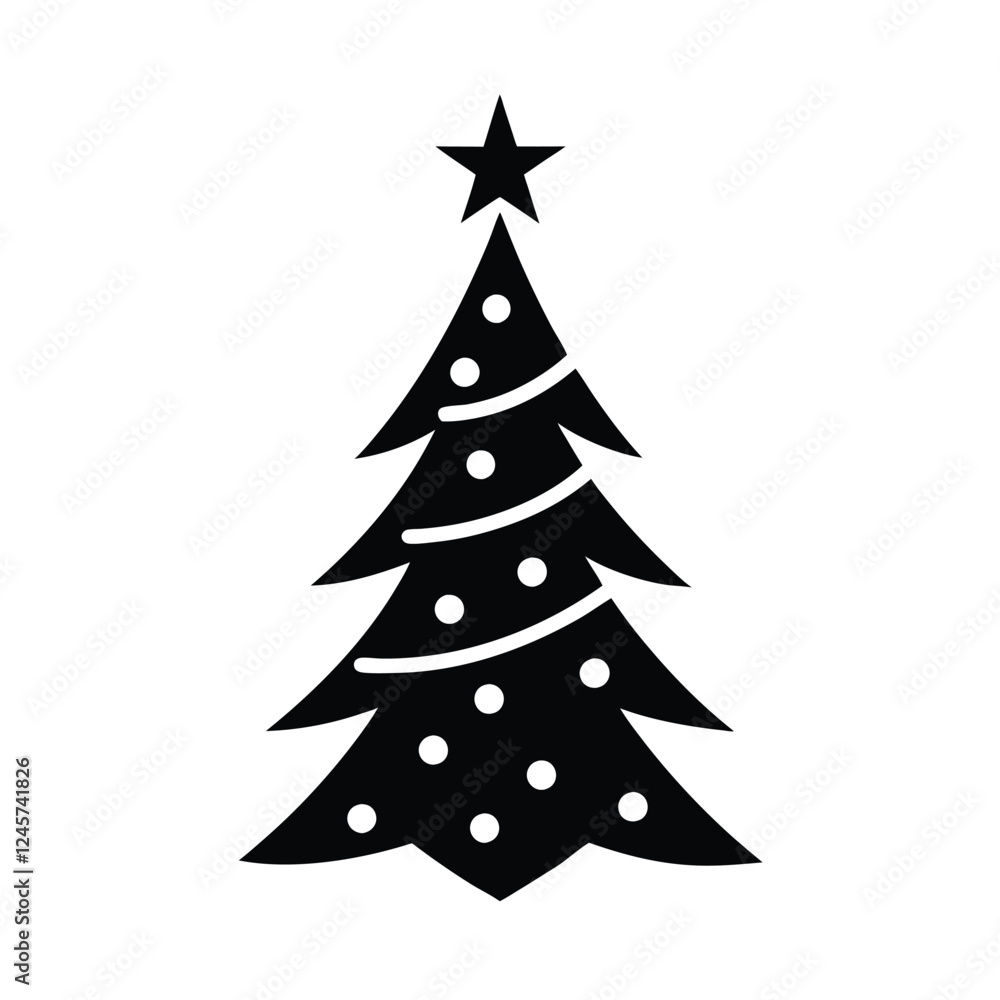 Obraz premium abstract christmas tree