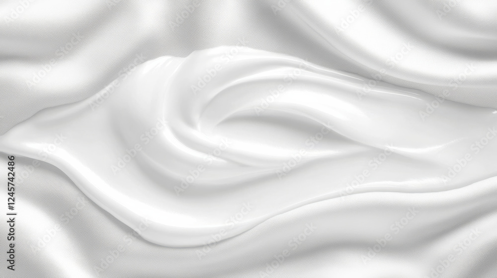 Smooth white abstract background with flowing texture Smooth white abstract background with flowing texture