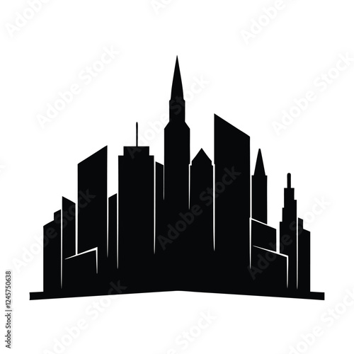 Photography city skyline vector
