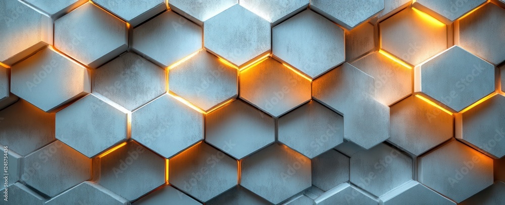 Hexagonal White Tiles Modern Texture Lighting Architectural Photography Hexagonal White Tiles Modern Texture Lighting Architectural Photography