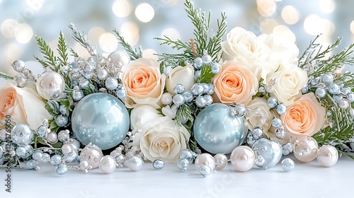 Floral holiday arrangement