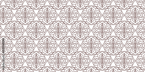 Seamless vintage damask tile pattern in soft pastel colors with ornate floral elements, suitable for wallpaper, textile design, interior decoration, packaging and elegant decorative projects.