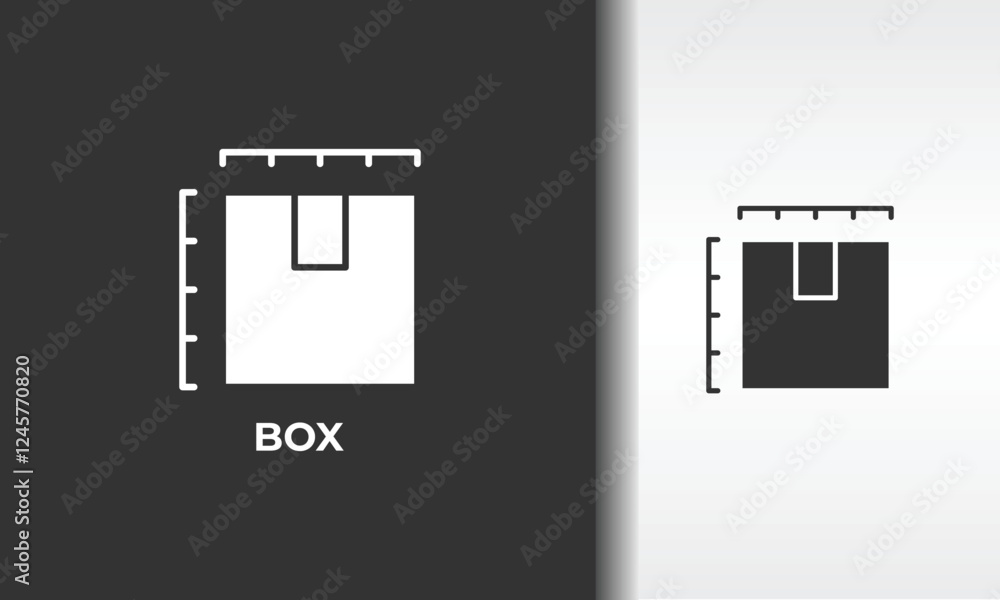 Box Vector, Icon Or Logo Sign Isolated Symbol Illustration Box Vector, Icon Or Logo Sign Isolated Symbol Illustration