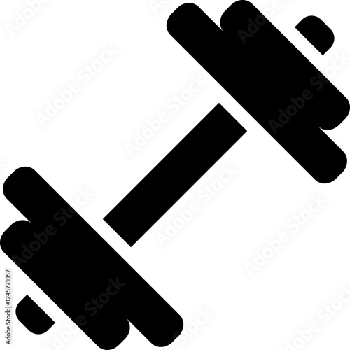 Dumbbell Glyph Icon