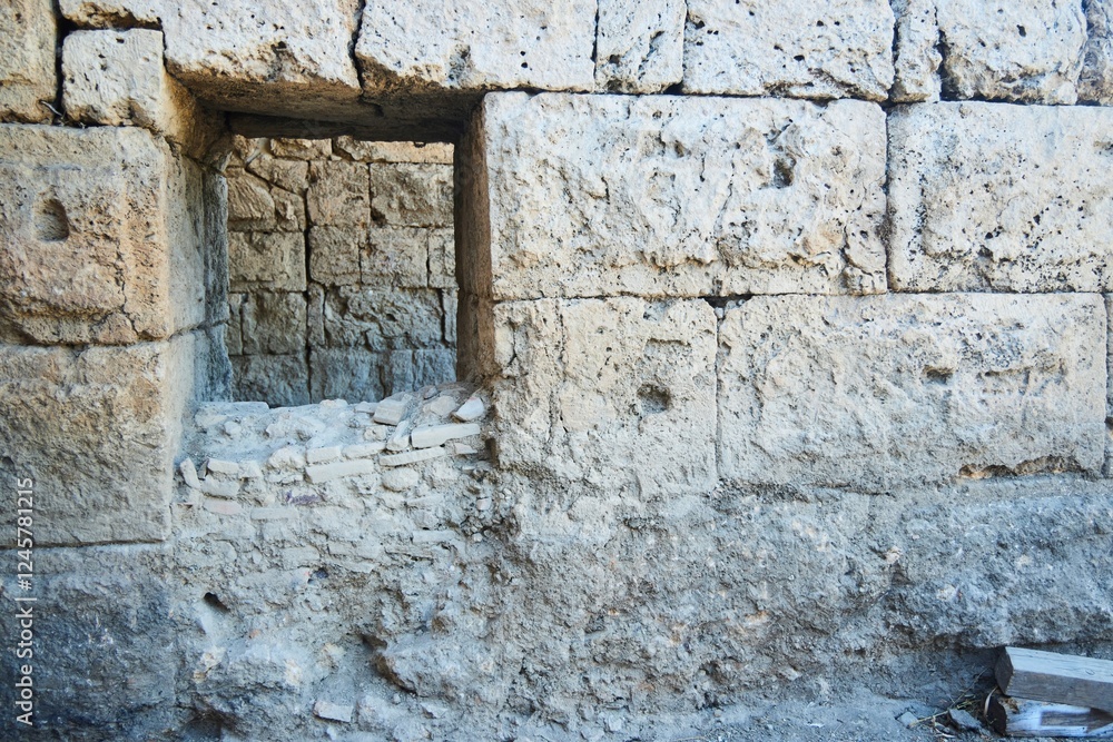 Fototapeta premium Ruins of the ancient Greek city of Perga. Antalya, Turkey