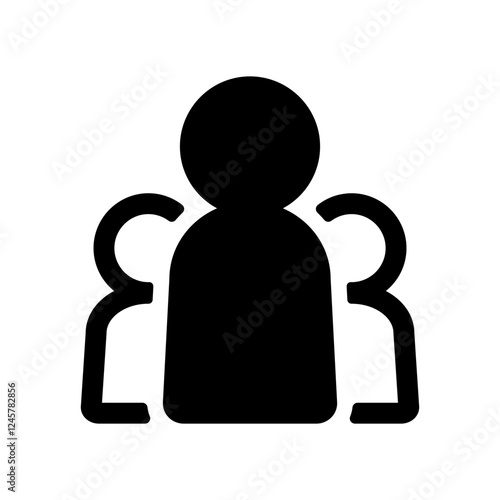 三人の人物のアイコンイラスト