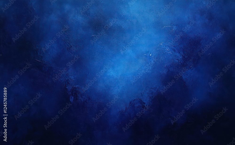 deep blue abstract surrealism painting textured vibrant brushstrokes soft light calming atmosphere deep blue abstract surrealism painting textured vibrant brushstrokes soft light calming atmosphere