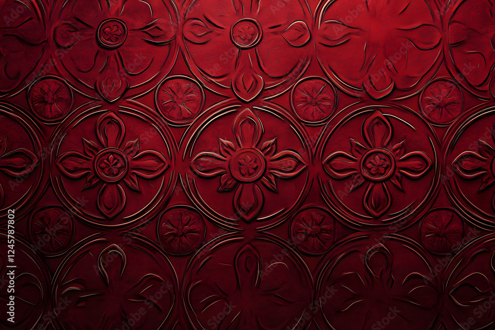 Fototapeta premium Islamic background for a mosque, a background for Ramadan. Social media posts .Muslim Holy Month Ramadan Kareem . The symbol of the Islamic religion is Ramadan and a blank space for the Arabi