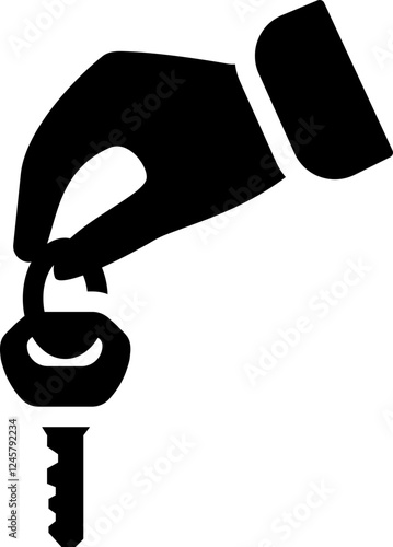 Give Key Glyph Icon