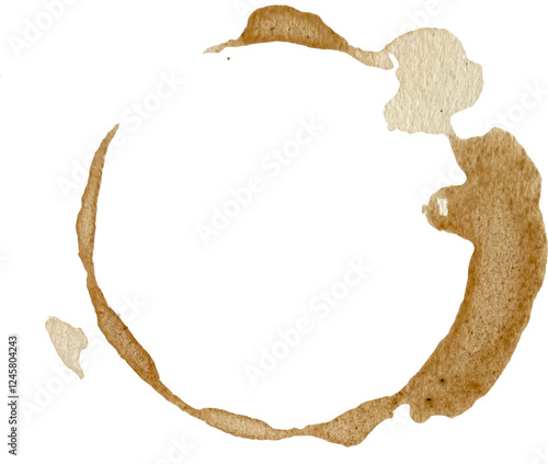 Real coffee stains, coffee ring © Берилло Евгения