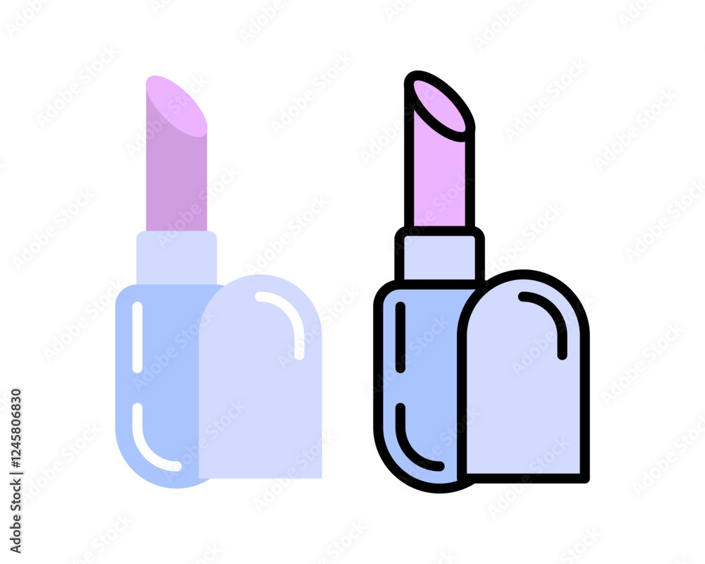 Beauty, Body Care and Cosmetics. Vector Linear Flat Icons and Design Elements Beauty, Body Care and Cosmetics. Vector Linear Flat Icons and Design Elements