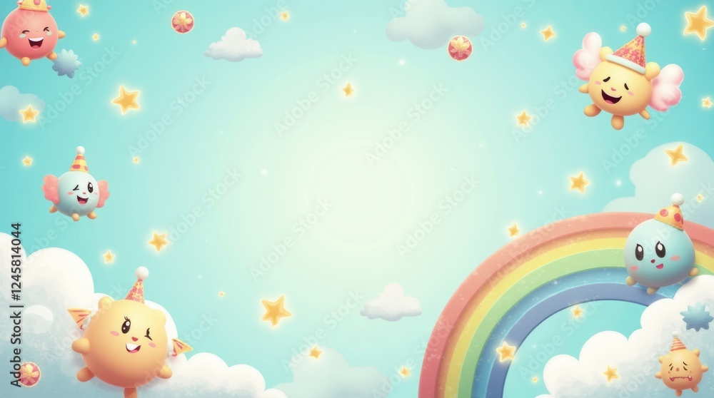 Whimsical Fantasy World of Cute Creatures Whimsical Fantasy World of Cute Creatures