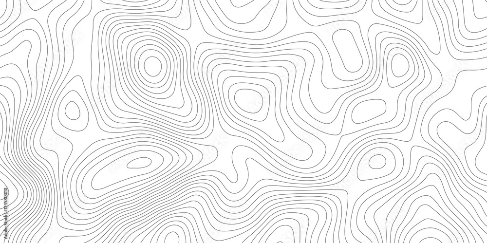 Abstract modern white and black topographic styles contour map wavy line, digital print terrain lines texture vector white background. Abstract modern white and black topographic styles contour map wavy line, digital print terrain lines texture vector white background.