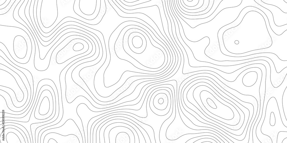 Abstract modern white and black topographic styles contour map wavy line, digital print terrain lines texture vector white background. Abstract modern white and black topographic styles contour map wavy line, digital print terrain lines texture vector white background.