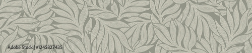 Abstract dotted leaves seamless pattern. floral pattern.