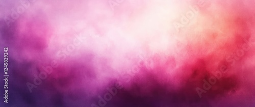 Soft Pastel Abstract Dreamy Sky Background with Pink and Purple Gradients and Gentle Brush Strokes photo