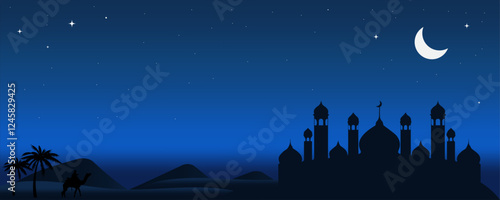 greeting cards Ramadan and Eid white background with copy space,Eid Al-Fitr Mubarak, Ramadan Kareem, Islamic Style Greeting Background Collection.