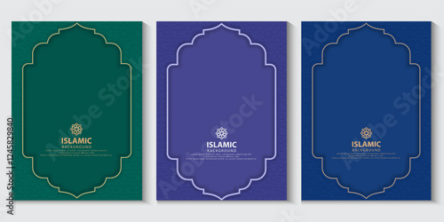 greeting cards Ramadan and Eid white background with copy space,Eid Al-Fitr Mubarak, Ramadan Kareem, Islamic Style Greeting Background Collection.