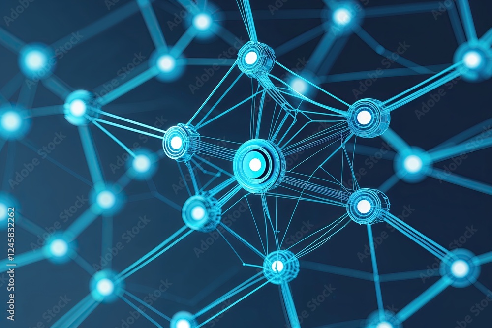 Stylish Technology Connections in a Cyan-Tinted Network Design Stylish Technology Connections in a Cyan-Tinted Network Design