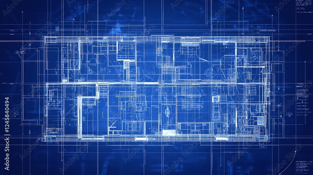 Architectural drafts and blueprints neatly arranged on wooden work table image Architectural drafts and blueprints neatly arranged on wooden work table image
