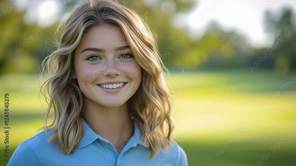 portrait of an athletic, happy young woman portrait of an athletic, happy young woman