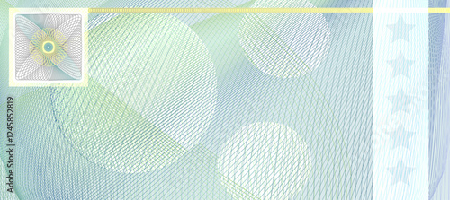 guilloche background for certificate, diploma, banknote