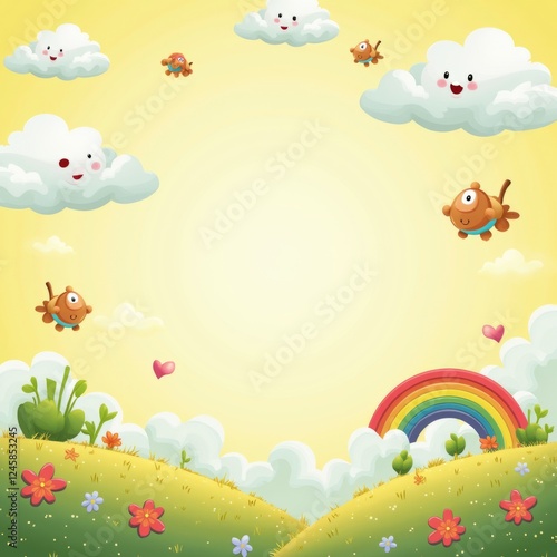 Whimsical Fantasy World of Cute Creatures  