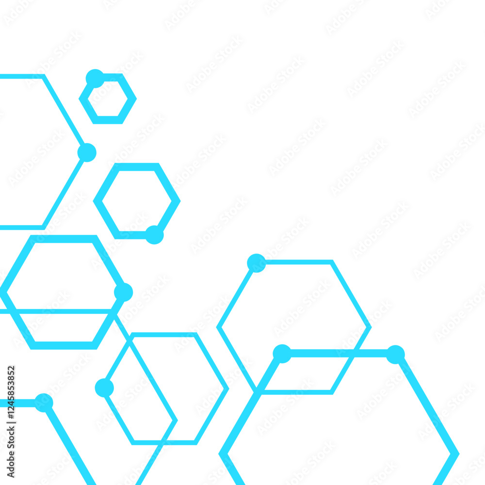 Geometric Hexagon Outline Corner Geometric Hexagon Outline Corner