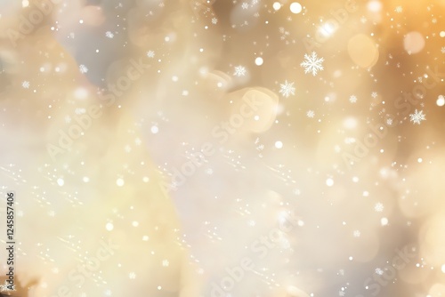 Golden Glitter Bokeh Background: Luxurious Sparkle, Festive Shimmer, Elegant Design, Perfect for Holiday Cards, Invitations, Websites, and More. Ideal for adding a touch of magic and sophistication to