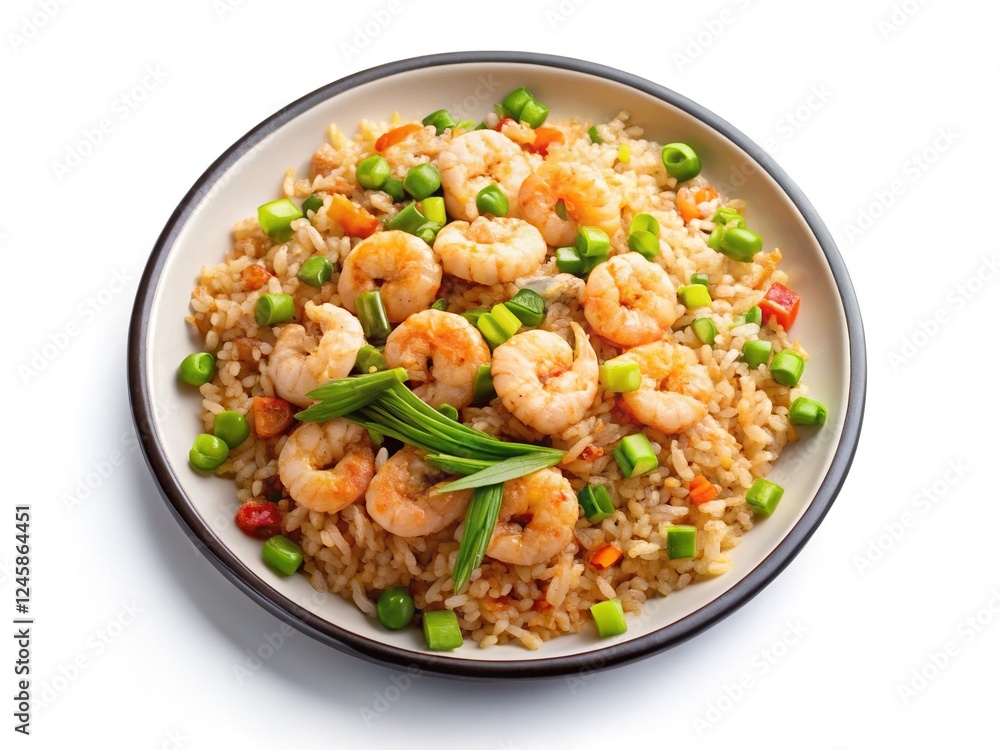 Fried Rice with Shrimp, Green Onions, and Soy Sauce Fried Rice with Shrimp, Green Onions, and Soy Sauce
