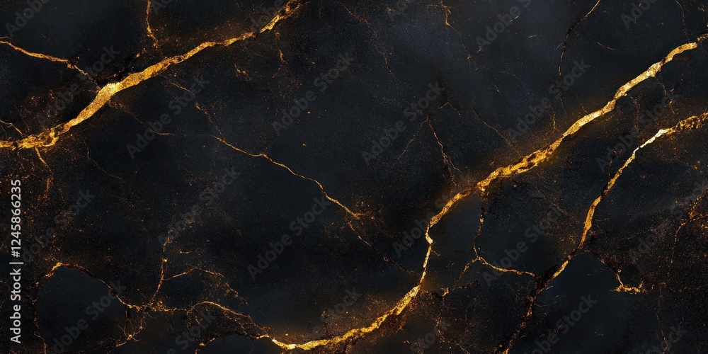 Black Marble Texture with Golden Veins Soft Ambient Light Elegant Surface Detail Black Marble Texture with Golden Veins Soft Ambient Light Elegant Surface Detail