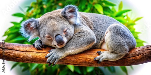Koala Snoozing in the Treetops