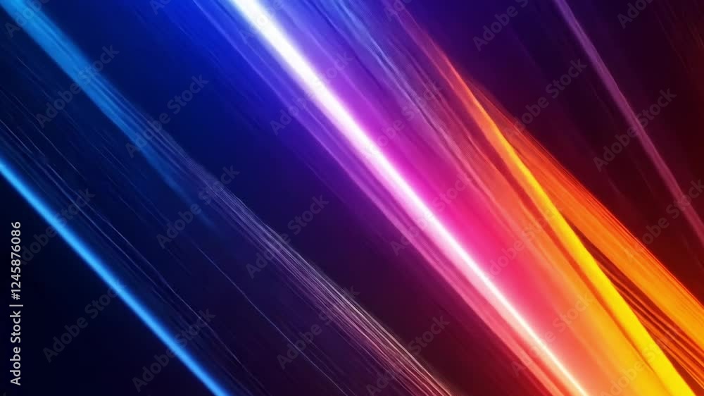 A vibrant abstract background with dynamic diagonal lines in shades of pink, purple, and orange footage A vibrant abstract background with dynamic diagonal lines in shades of pink, purple, and orange footage