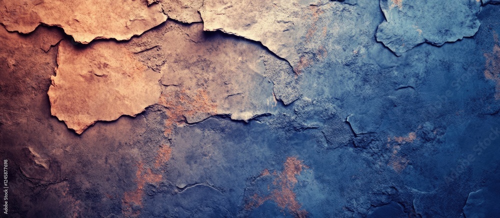 Textured Navy and Brown Stucco Wall Background with Grunge Finish and Abstract Design for Art and Interior Decor Use Textured Navy and Brown Stucco Wall Background with Grunge Finish and Abstract Design for Art and Interior Decor Use