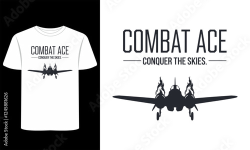 War & Artistic Vector T-Shirt Graphic