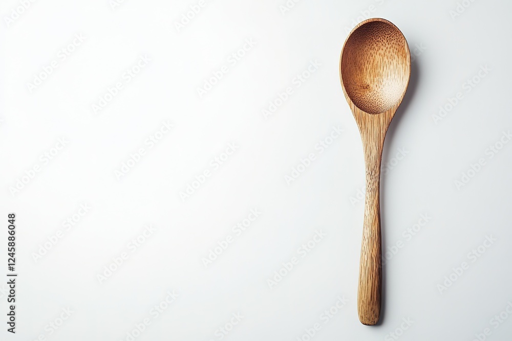 Rustic Wooden Spoon: Perfect for Cooking, Baking, or Rustic Kitchen Design. Isolated on a pristine white background, this high-resolution image is ideal for blogs, websites, cookbooks, and culinary Rustic Wooden Spoon: Perfect for Cooking, Baking, or Rustic Kitchen Design. Isolated on a pristine white background, this high-resolution image is ideal for blogs, websites, cookbooks, and culinary